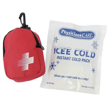 Instant Cold Pack, Red Nylon Case