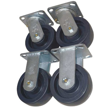 PlatCastr Kt, Polypropylen, 4", 1800 lb, PK4