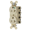 Straight Blade Receptacle, 5-20R, 20 A, 125V AC, 2 Pole, 3 Wire, Flush Mount, Grounded