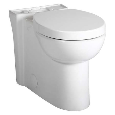 Toilet Bowl, 1.28 gpf, Gravity Fed, Floor Mount, Round, White