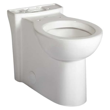 Toilet Bowl, 1.28 gpf, Gravity Fed, Floor Mount, Round, White