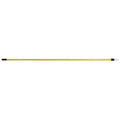 98-3/4" to 185-1/2" Threaded Extension Handle, 1 1/4 in Dia, Yellow, Aluminum