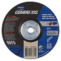 Depressed Center Grinding Wheel, Type 27, 6 in Dia, 0.25 in Thick, 5/8"-11 Arbor Hole Size, 24 Grit