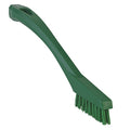 1/2 in W Detail Brush, Stiff, 5 1/2 in L Handle, 2 in L Brush, Green, Plastic, 8 in L Overall