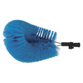 9 in W Clean In Place Brush, Soft, 4 1/2 in L Handle, 20 in L Brush, Blue, Polypropylene