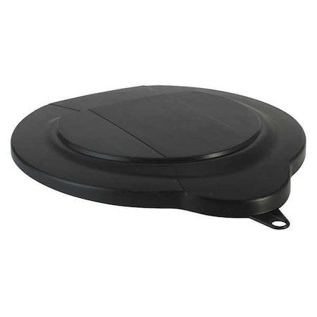 Pail Lid, Black, Polypropylene