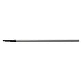 74" to 237" Threaded Extension Handle, 1 1/4 in Dia, Gray, Fiberglass
