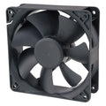 Axial Fan, Square, 24V DC, PBT Plastic, 4 11/16 in W.