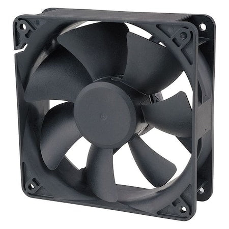 Axial Fan, Square, 24V DC, PBT Plastic, 4 11/16 in W.