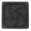 4-7/8 in H x 4-7/8 in W Compact Axial Fan Filter and Guard Assembly, 7/16 in D, 45 PPI Rating