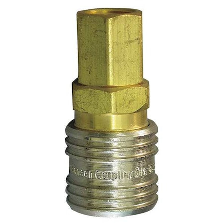 Quick Connect, Socket, 3/8" Body, 1/4"-18