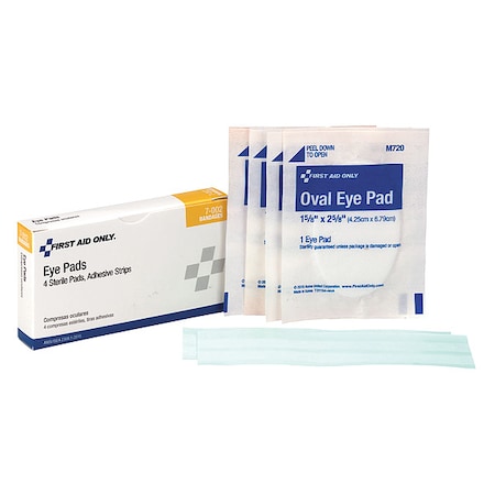 Eye Pads, Includes 4 Eye Pads/8 Strips