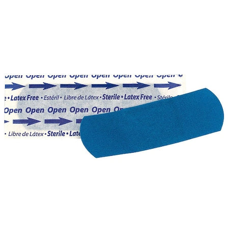 Metal Detectable Bandage, 1 in L x 3 in W, PK1500