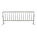 Crowd Control Barrier, Silver, No Legend, Zinc Plated