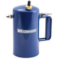 Sprayer, Reusable, 32 oz Capacity, 4 in Dia, 7 7/8 in H, Steel with Blue Enamel