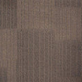 Carpet Tile, 19-11/16in. L, Brown, PK20