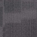 Carpet Tile, 19-11/16in. L, Dark Gray, PK20