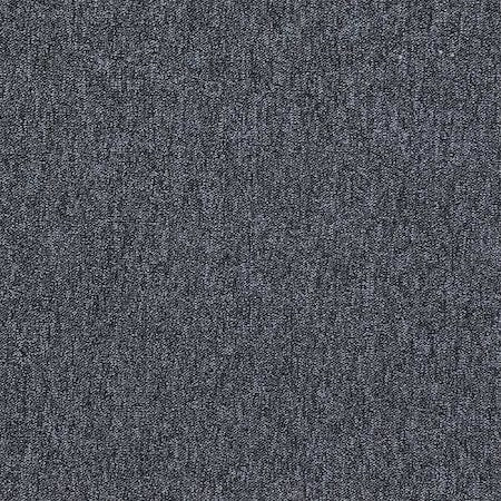 Carpet Tile, 19-11/16in. L, Navy, PK20