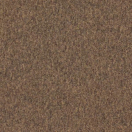 Carpet Tile, 19-11/16in. L, Coffee, PK20