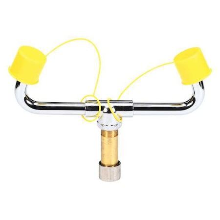 Eyewash Spray Head, Brass, Gray, For Use With, Eyewash Head