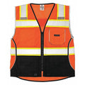 Medium Men's Safety Vest, Orange