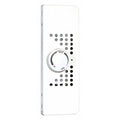 Electric Baseboard Heater Thermostat, 2 Poles, White, Powder Coated White Paint, 120/208/240V
