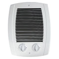 Recessed Electric Wall-Mount Heater, Recessed, 1000W W, 120/208/240V AC, White