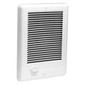 Recessed Electric Wall-Mount Heater, Recessed, 1000/750W W, 240/208V AC, White