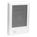 Recessed Electric Wall-Mount Heater, Recessed, 2000/1500W W, 240/208V AC, White