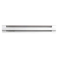 24" Electric Baseboard Heater, White, 262/350W, 208/240V