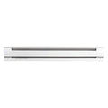 36" Electric Baseboard Heater, White, 563/750W, 208/240V