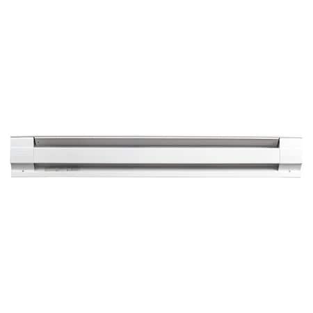 36" Electric Baseboard Heater, White, 563/750W, 208/240V