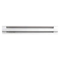 48" White Electric Baseboard Heater, 750/1000W, 208/240V