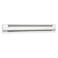 60" Electric Baseboard Heater, White, 937/1250W, 208/240V