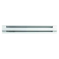 Electric Baseboard Heater, 30 in, 500W, 120V, White
