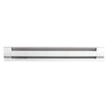48" Electric Baseboard Heater, White, 1000W, 120V