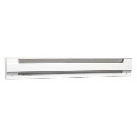 72" Electric Baseboard Heater, White, 1500W, 120V
