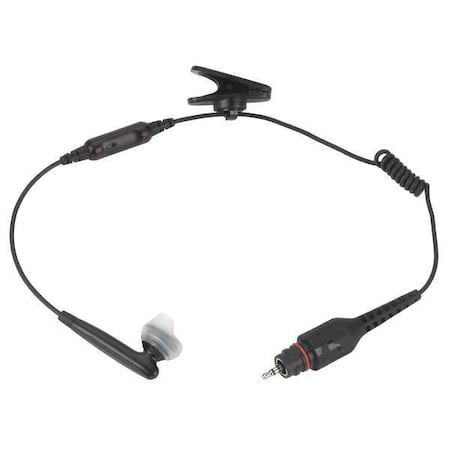 Earbud, Black, 11-1/2 In. L