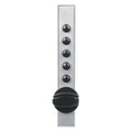 Cabinet Lock, Spring Latch, Satin Chrome