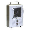 Portable Electric Jobsite & Garage Heater, 1500W/1300W, 120V AC, 1 Phase, 5120 BtuH