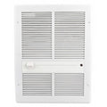 Recessed Electric Wall-Mount Heater, Recessed or Surface, 1500/4000 W, 208/240V AC, White