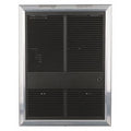 Recessed Electric Wall-Mount Heater, Recessed or Surface, 3000/4000 W, 208/240V AC, Brown/Aluminum