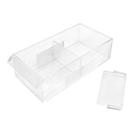 Divider, Clear, 3-3/8in Wx1-5/16in H, PK10