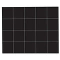 Magnetic Squares, 3/4 In. W, Black, PK20