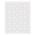 Magnetic Arrows, 3/4 In. W, White, PK20