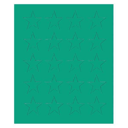 Magnetic Stars, 3/4 In. W, Green, PK20