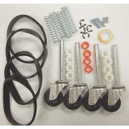 Ladder Replacement Caster Kit, 38-51 lb.