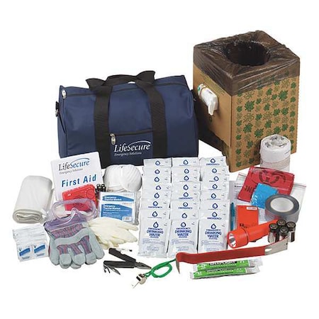 Emergency Kit, Nylon 97 Components, 10 People Served
