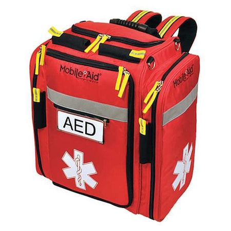 AED Backpack, Nylon 0 Components, 1 People Served
