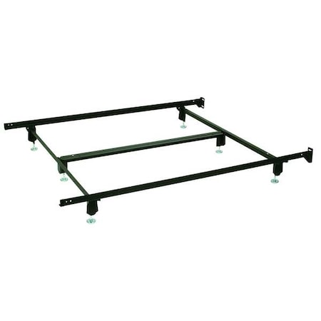 Bed Frame,71In L x 53In W x 7-1/4In H